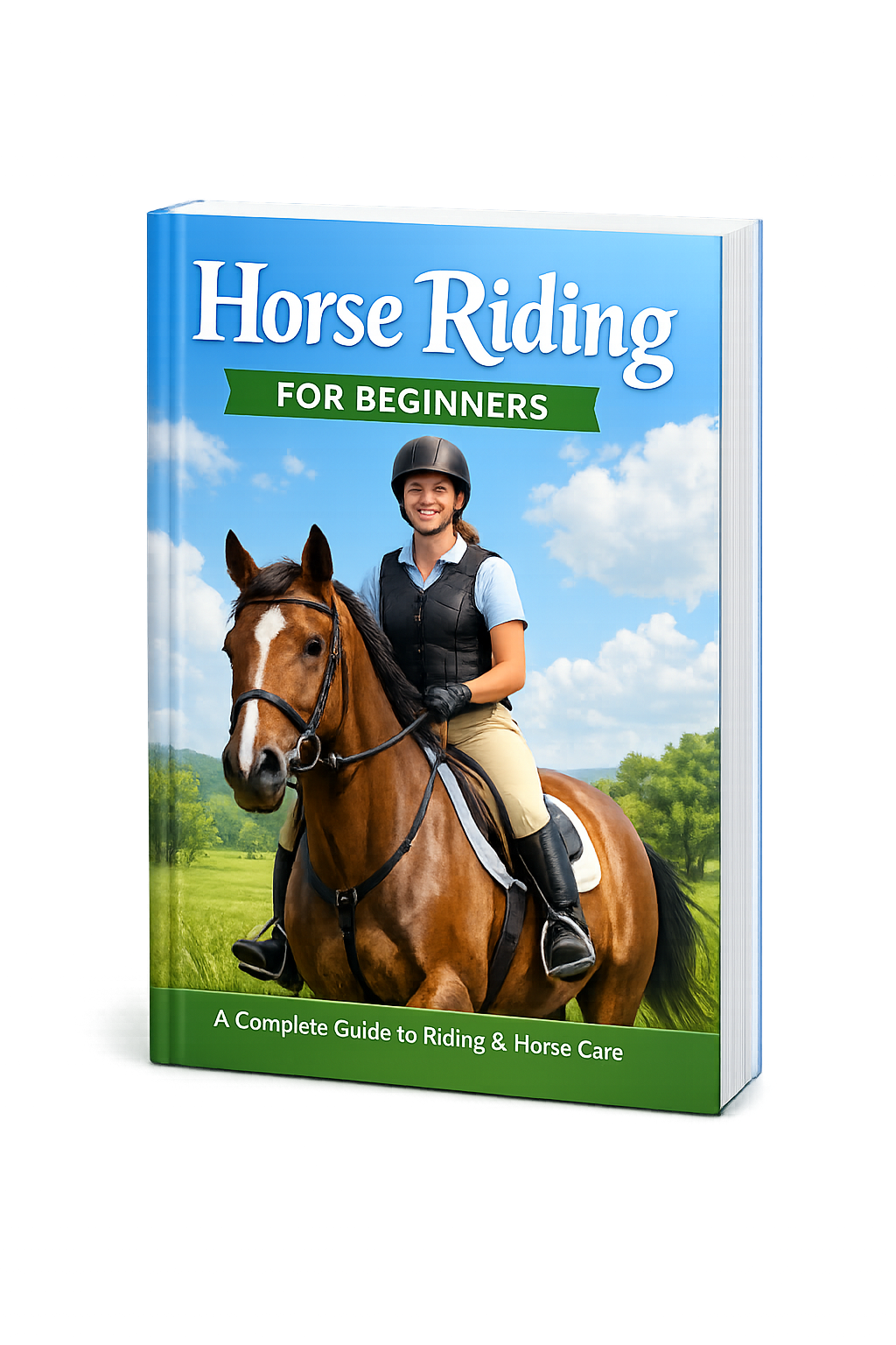 Horse Riding for Beginners Guide Mockup