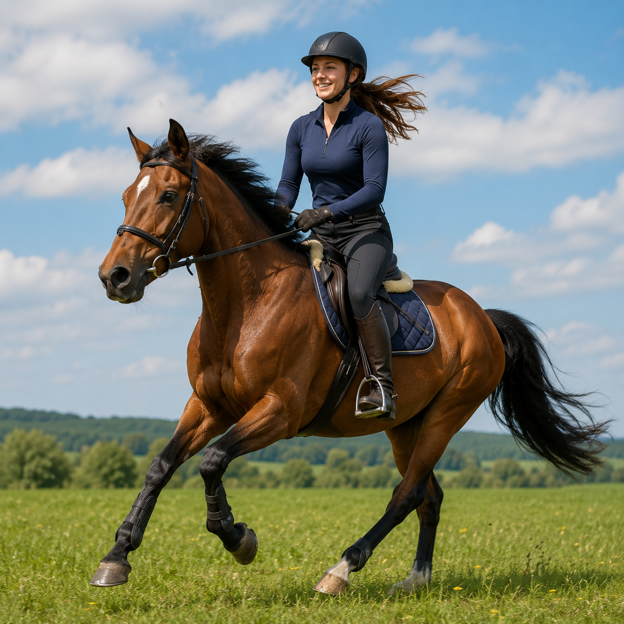 First canter