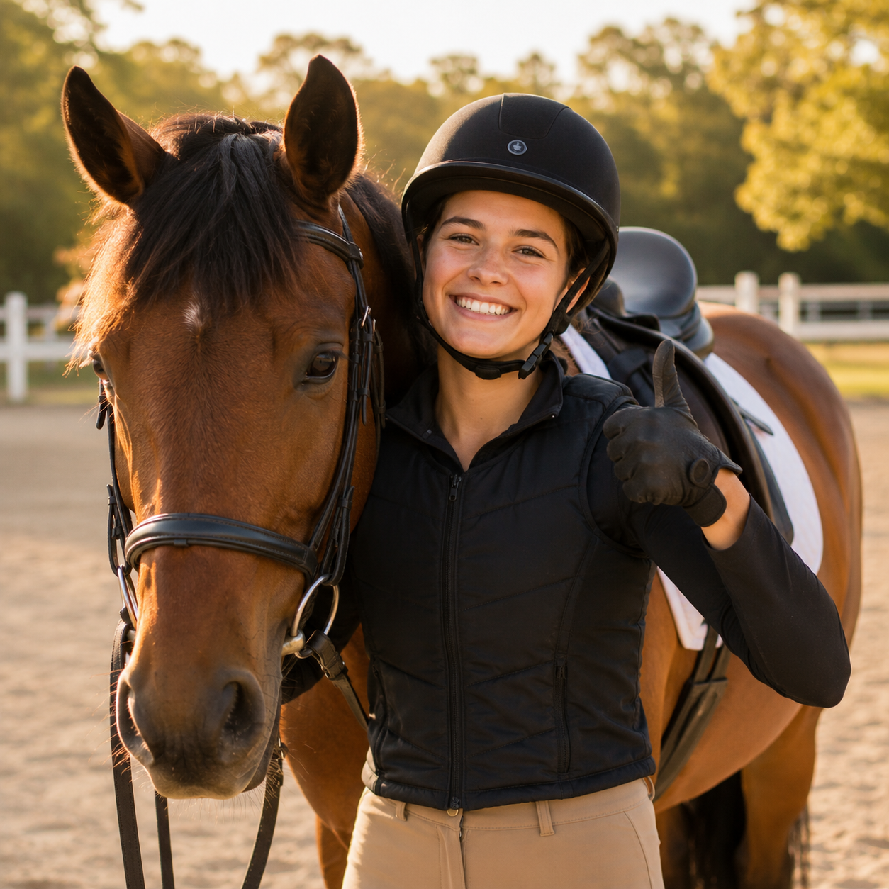 Happy rider